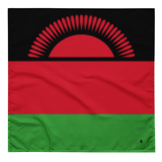 Malawi Flag Bandana – African Festival, Carnival & Cultural Wear