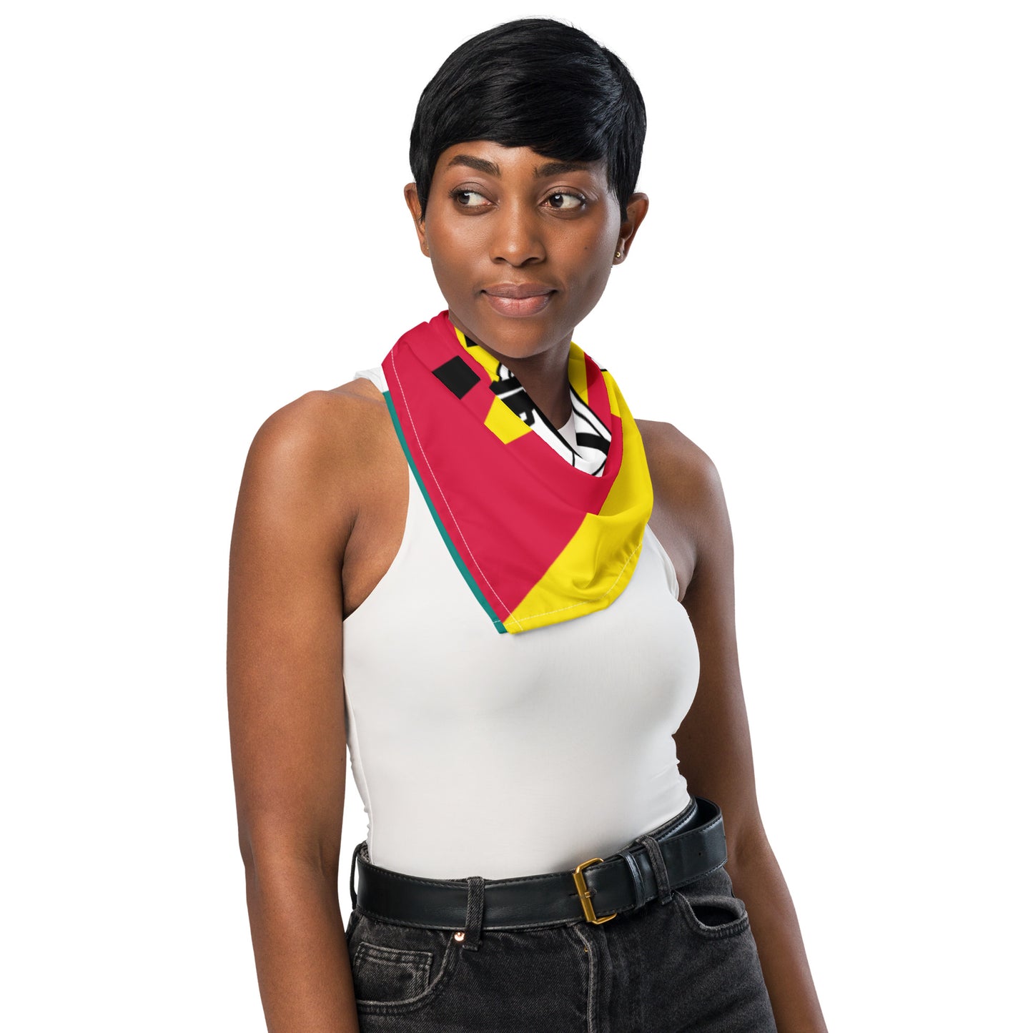 Mozambique Flag Bandana – African Festival, Carnival & Cultural Wear