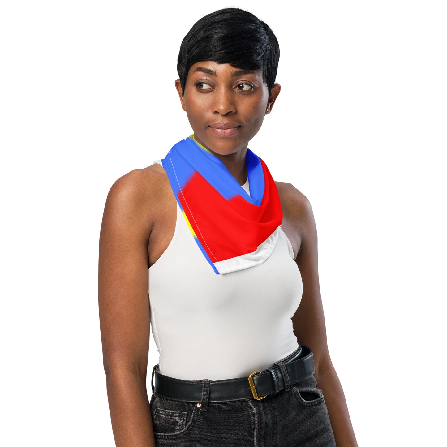 Reunion Flag Bandana – African Festival, Carnival & Cultural Wear