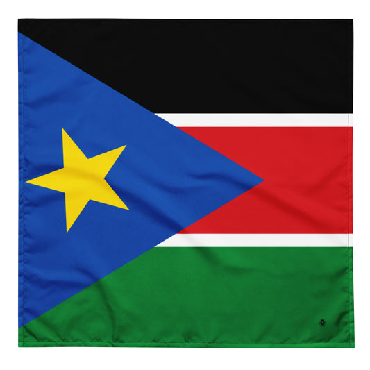 South Sudan Flag Bandana – African Festival, Carnival & Cultural Wear