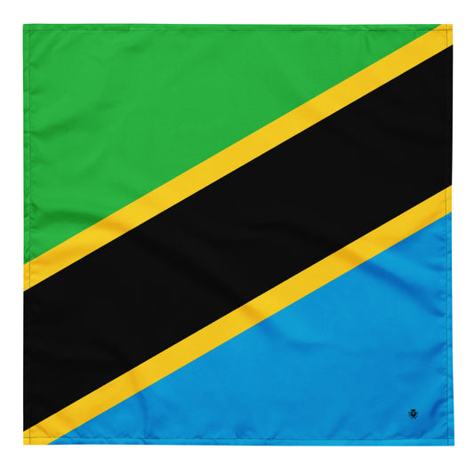 Tanzania Flag Bandana – African Festival, Carnival & Cultural Wear