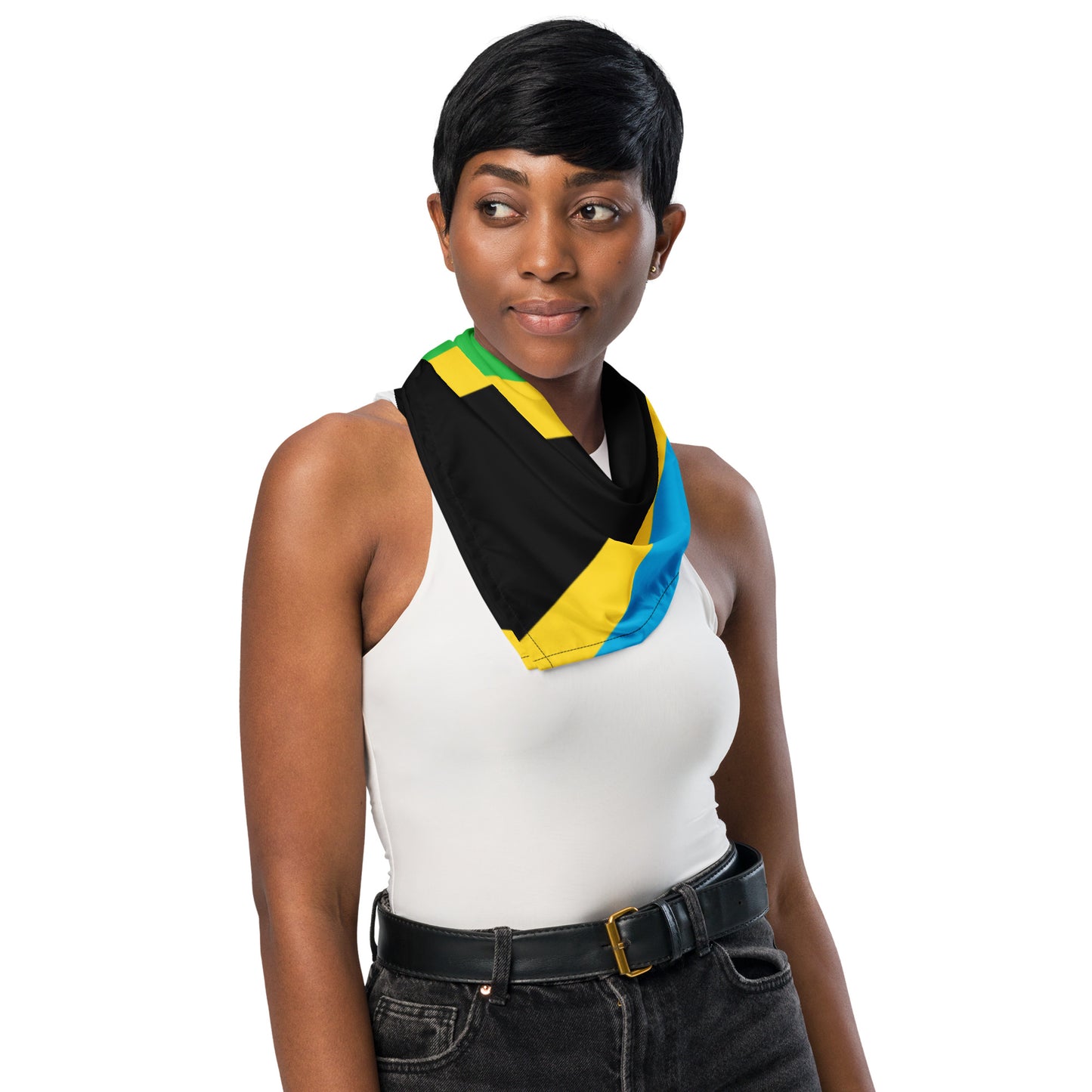Tanzania Flag Bandana – African Festival, Carnival & Cultural Wear