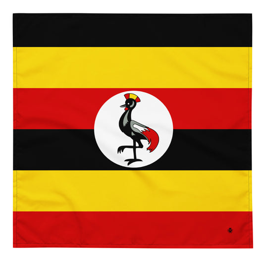 Uganda Flag Bandana – African Festival, Carnival & Cultural Wear