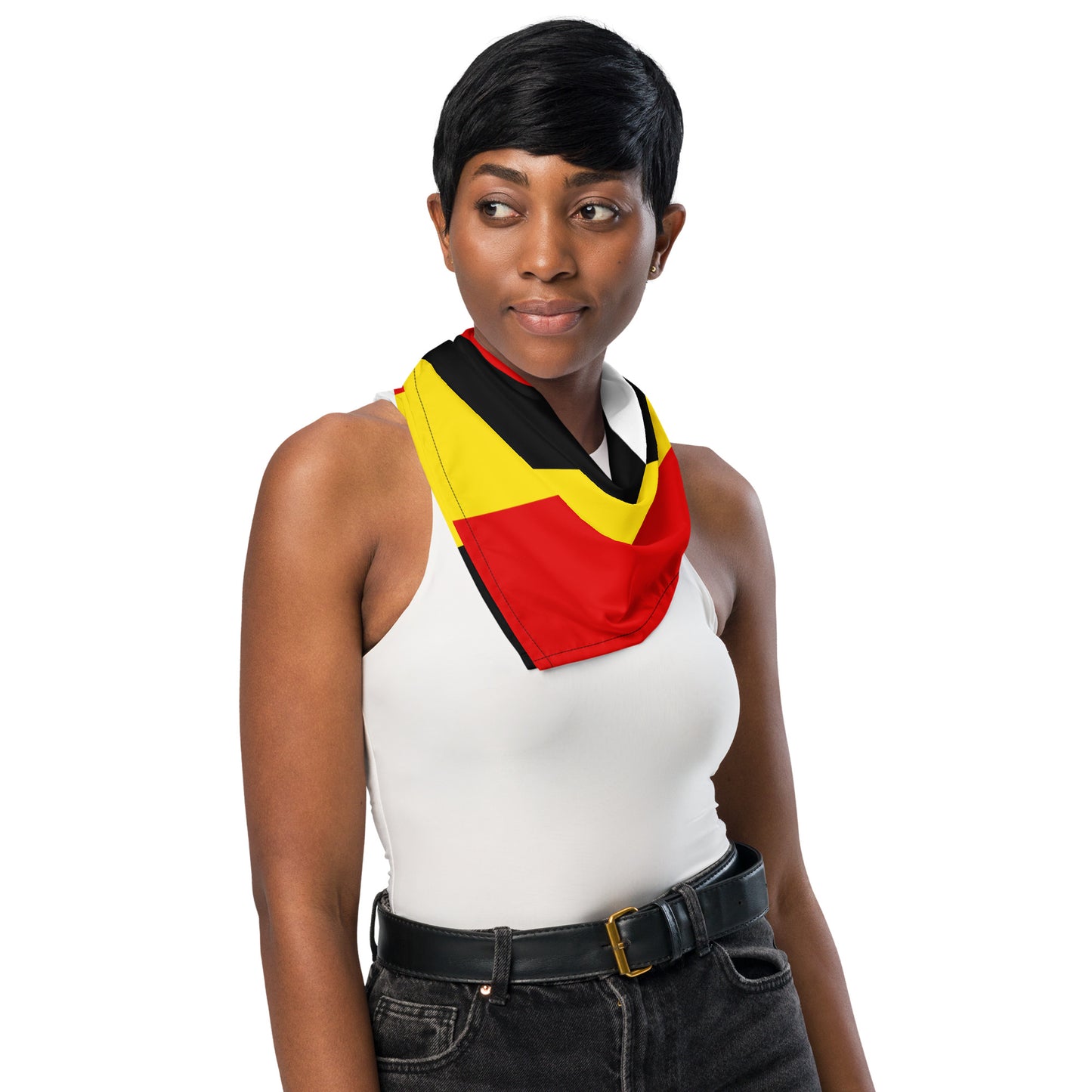 Uganda Flag Bandana – African Festival, Carnival & Cultural Wear