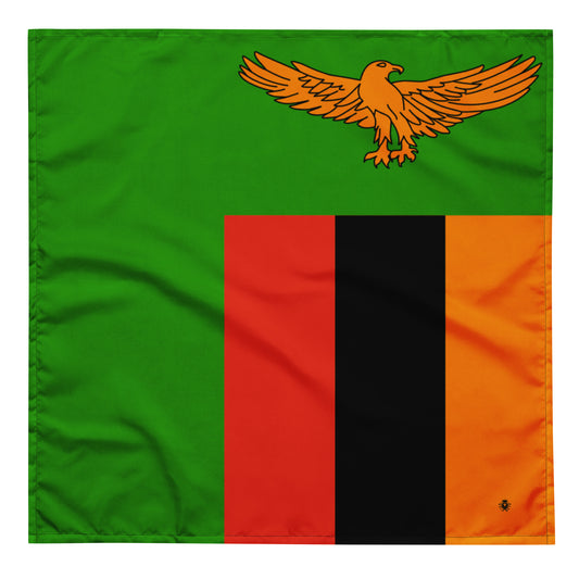 Zambia Flag Bandana – African Festival, Carnival & Cultural Wear