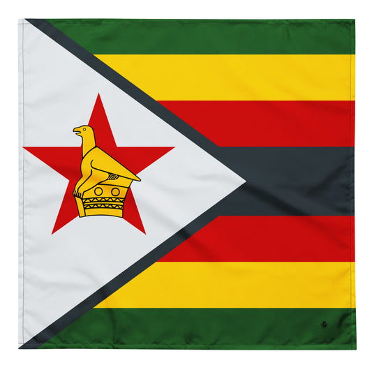 Zimbabwe Flag Bandana – African Festival, Carnival & Cultural Wear