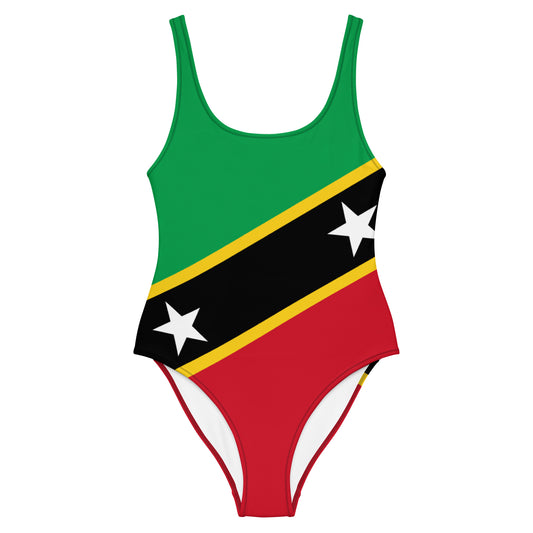 St. Kitts & Nevis One-Piece Swimsuit