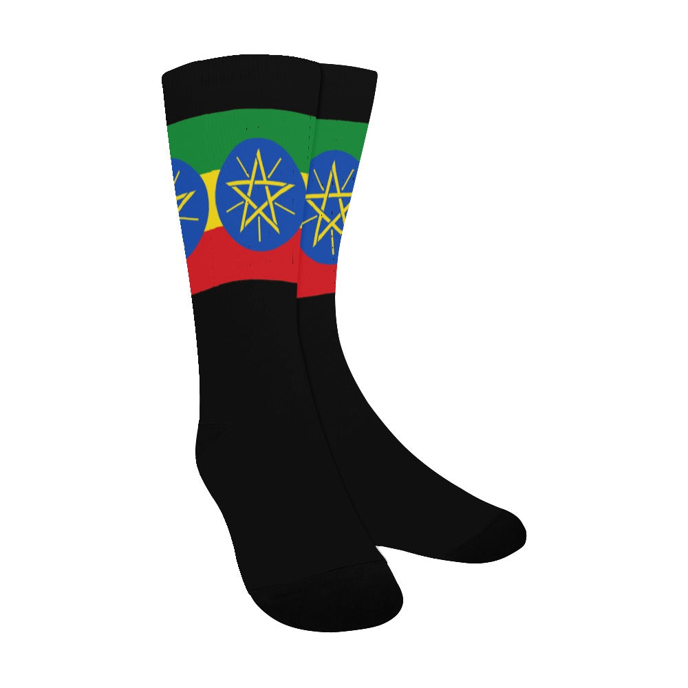Ethiopia Calf High Socks