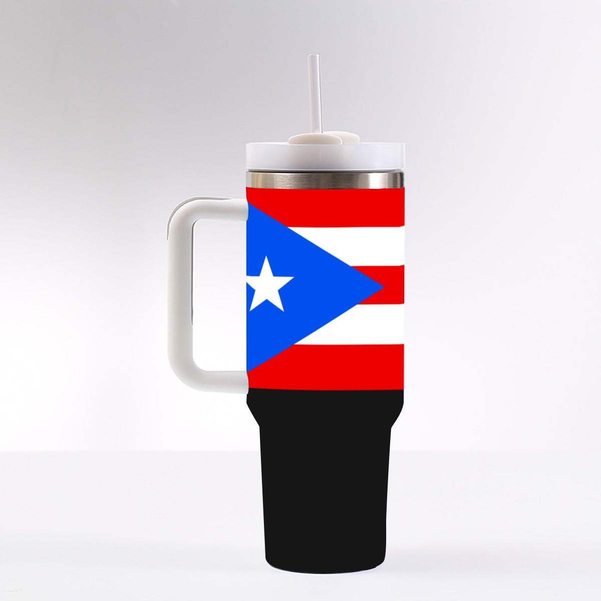 Puerto Rico 40 oz Tumbler With Handle