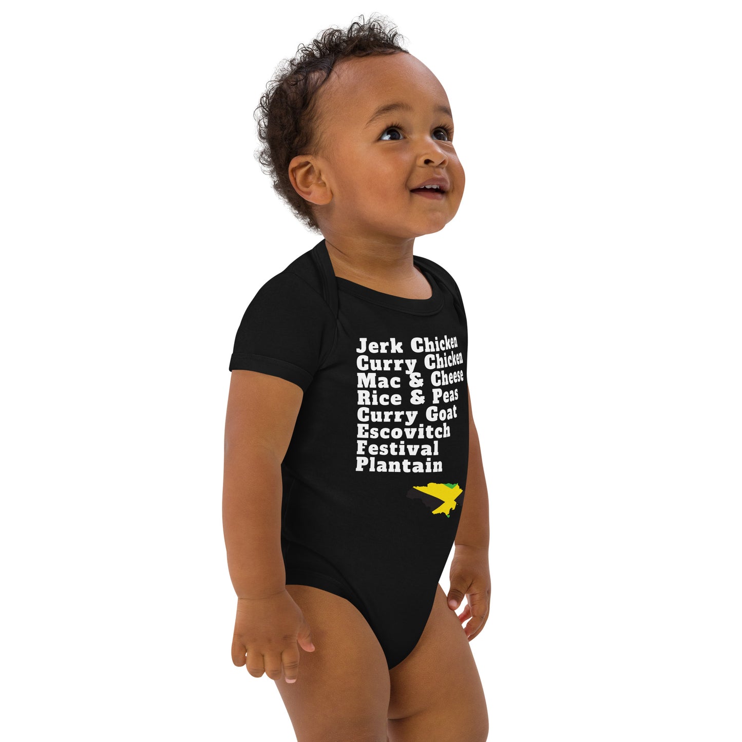 Jamaican Foods Baby Short Sleeve Bodysuit