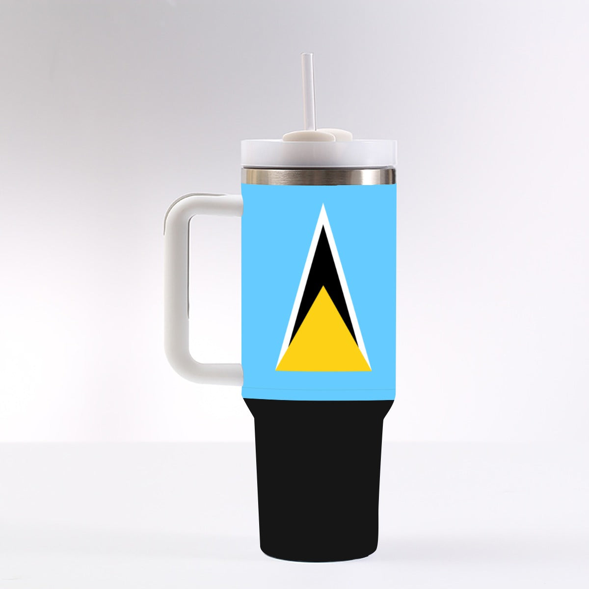 Saint Lucia 40 oz Tumbler With Handle