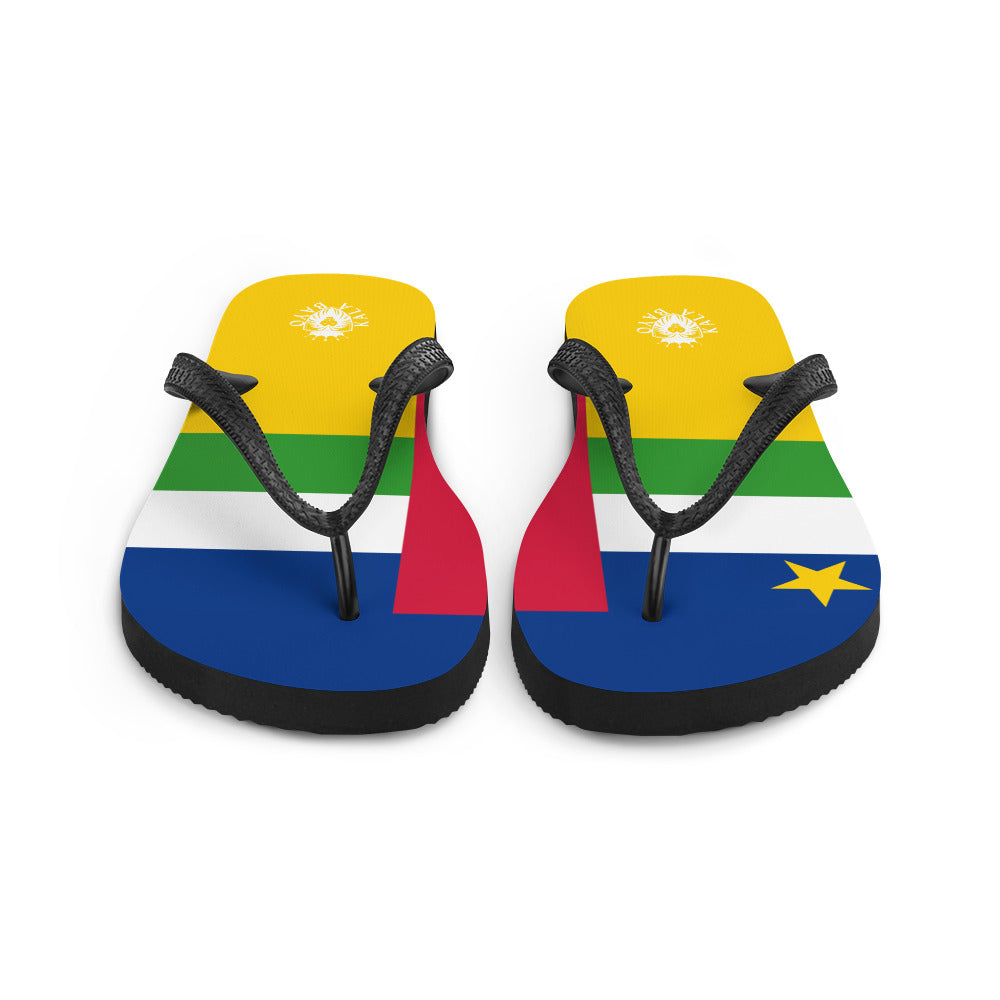 Central African Republic Unisex Flip-Flops