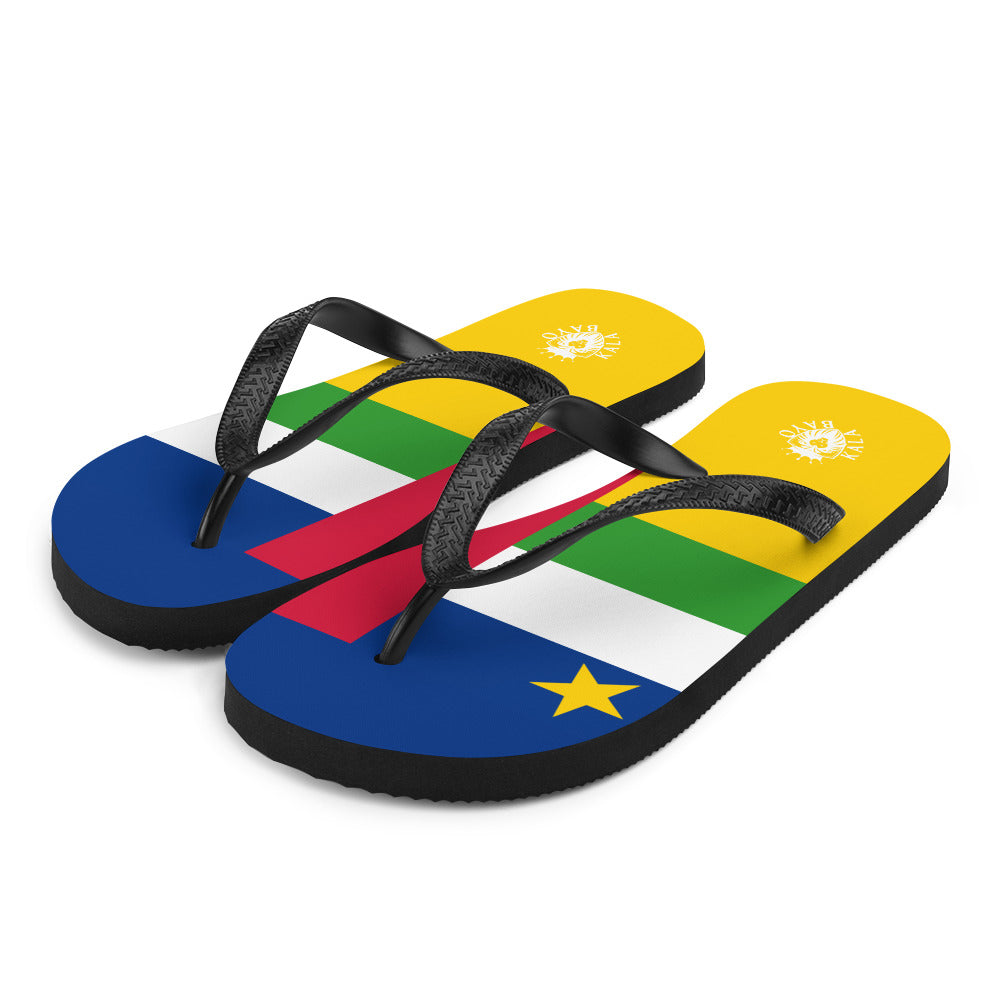 Central African Republic Unisex Flip-Flops