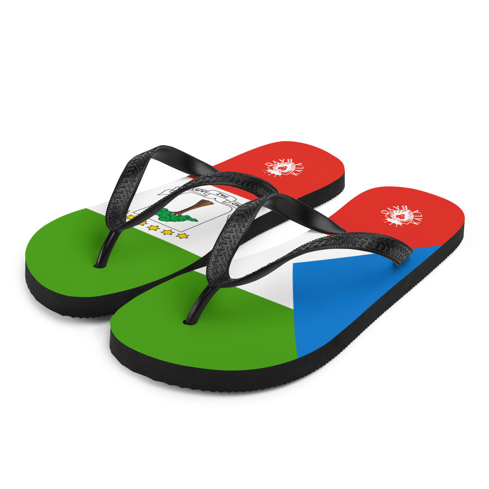 Equatorial Guinea Unisex Flip-Flops