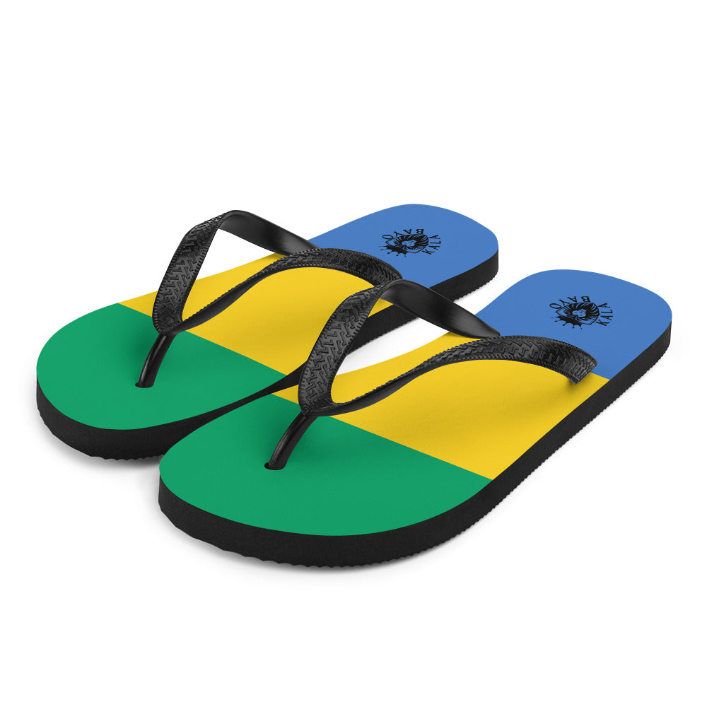 Gabon Unisex Flip-Flops