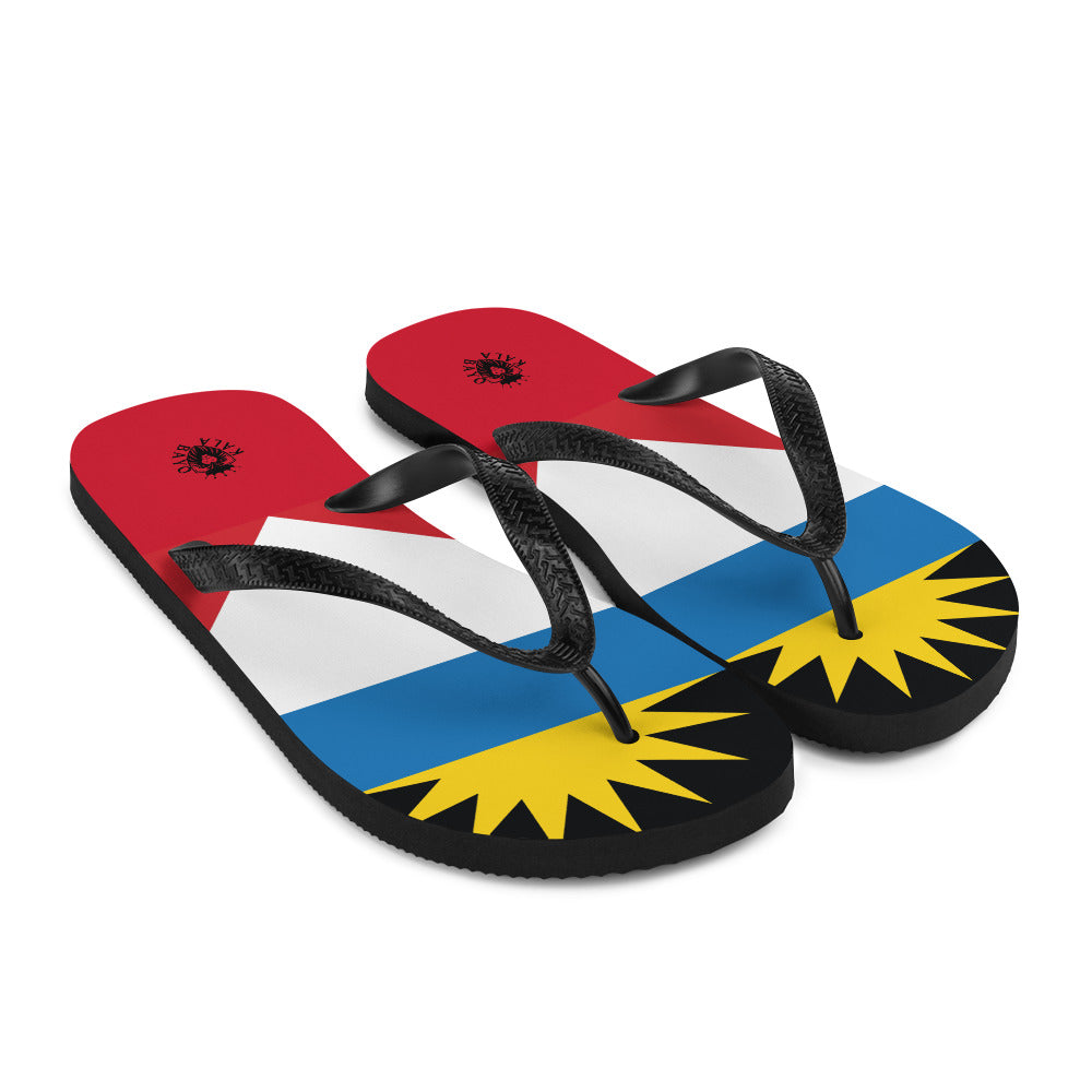 Antigua and Barbuda Unisex Flip-Flops | Kala Bayo