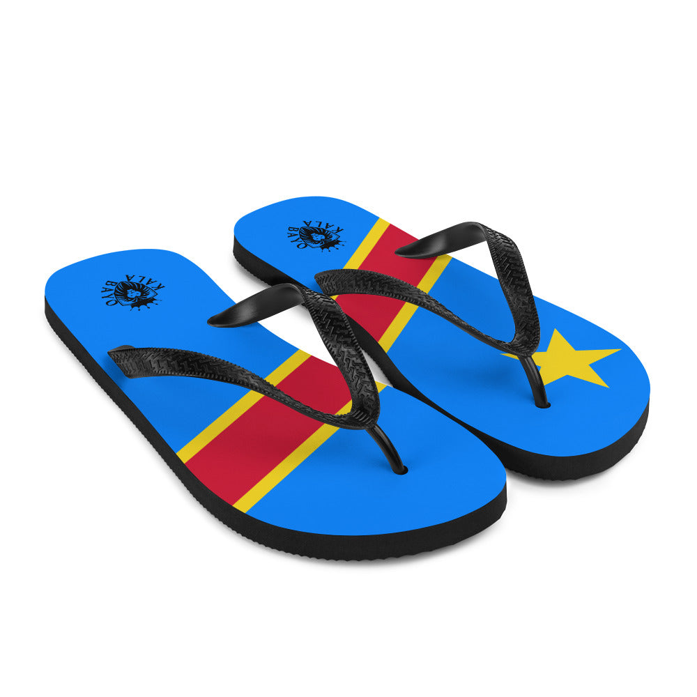 Democratic Republic of the Congo Unisex Flip-Flops