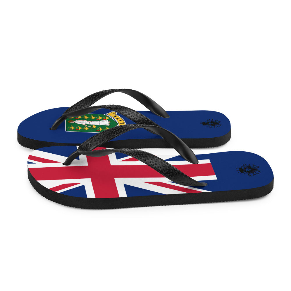 British Virgin Islands Unisex Flip-Flops