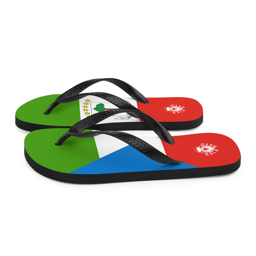 Equatorial Guinea Unisex Flip-Flops