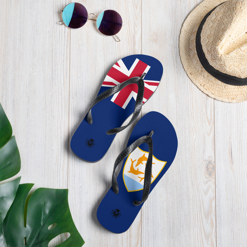 Anguilla Unisex Flip-Flops | Kala Bayo