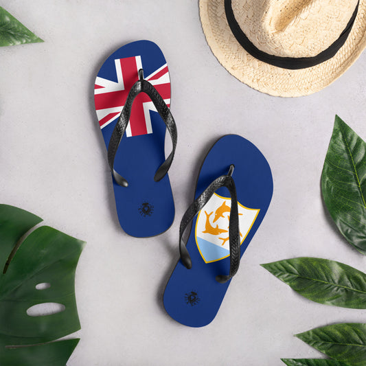 Anguilla Unisex Flip-Flops | Kala Bayo