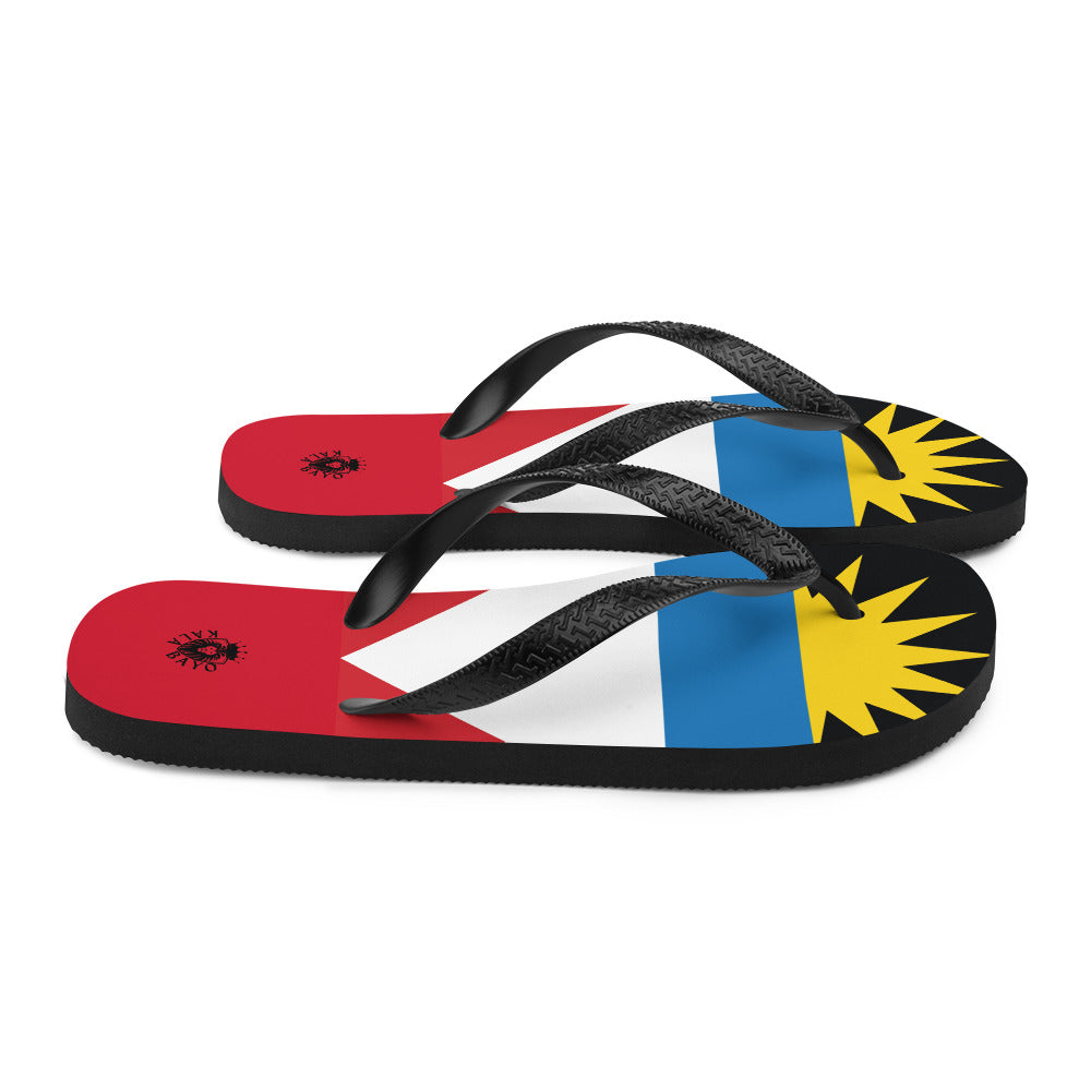 Antigua and Barbuda Unisex Flip-Flops | Kala Bayo