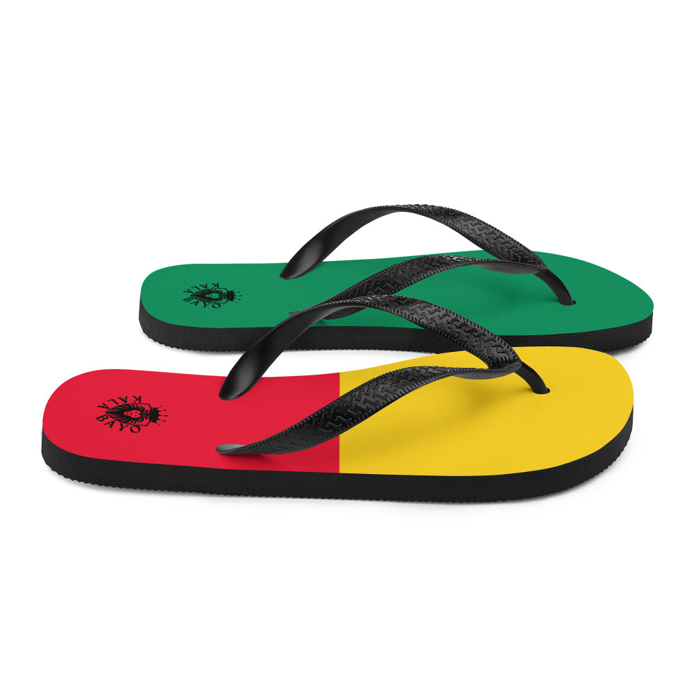 Benin Unisex Flip-Flops