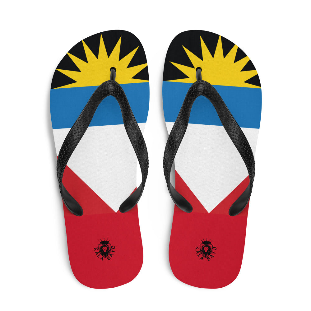 Antigua and Barbuda Unisex Flip-Flops | Kala Bayo