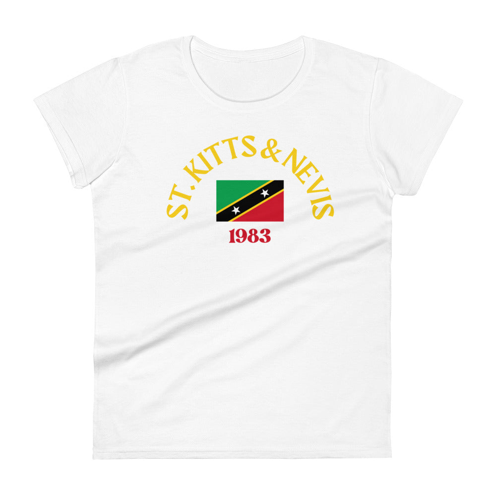 St. Kitts & Nevis Women's short sleeve t-shirt
