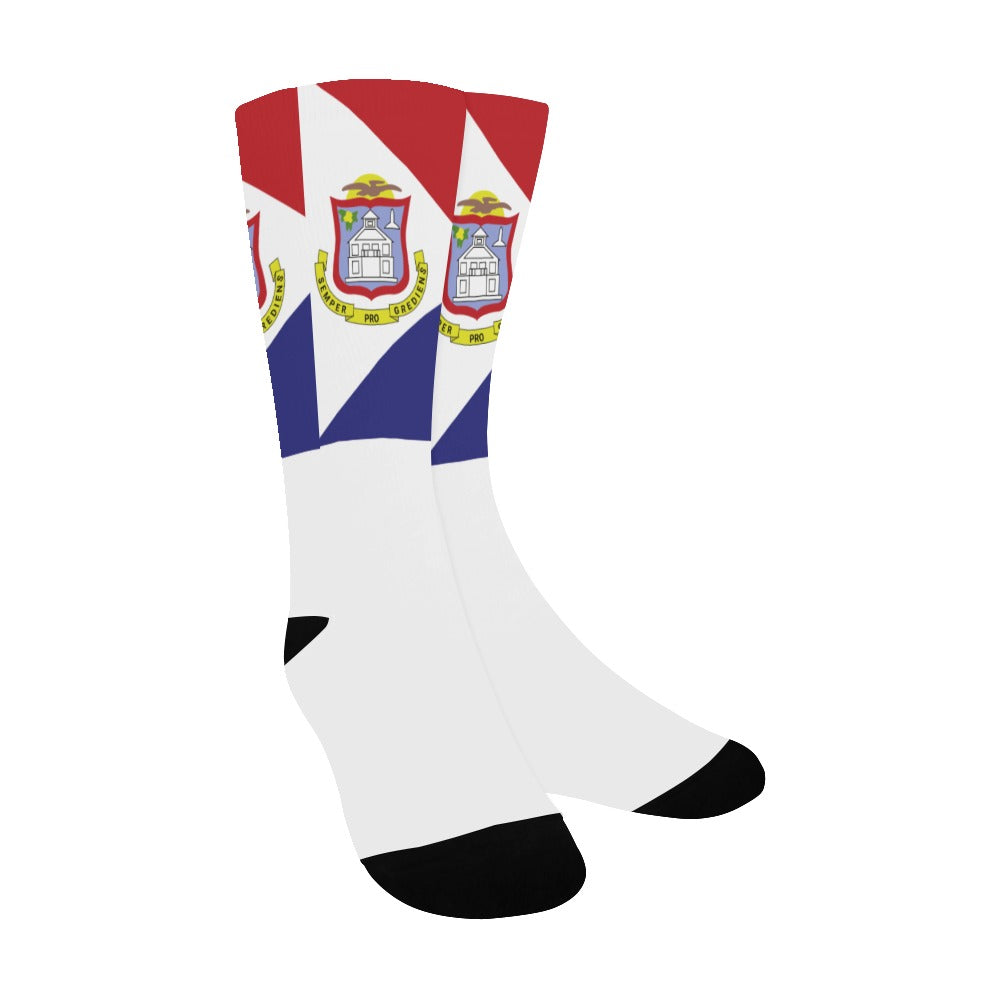 Sint Maarten Calf High Socks