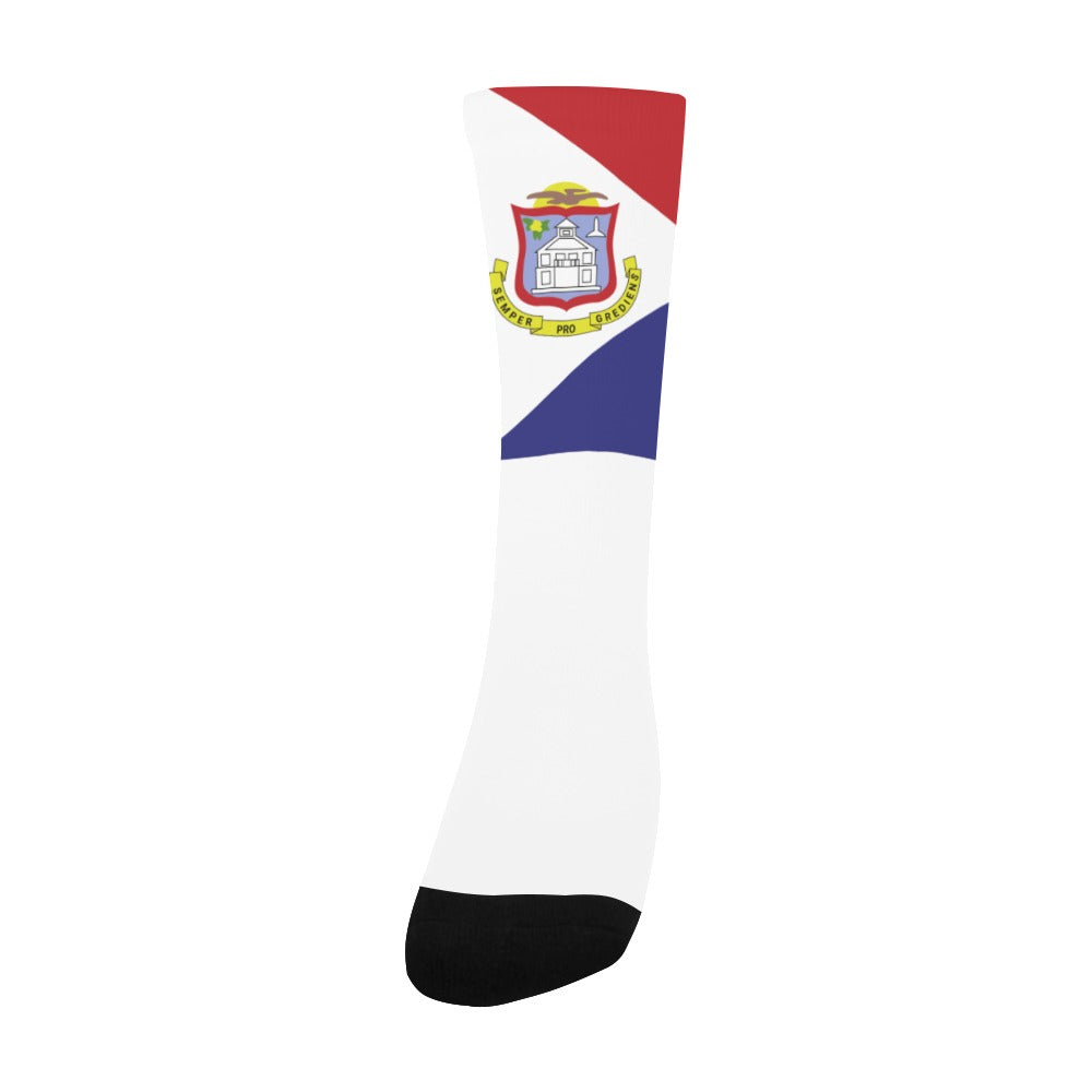 Sint Maarten Calf High Socks