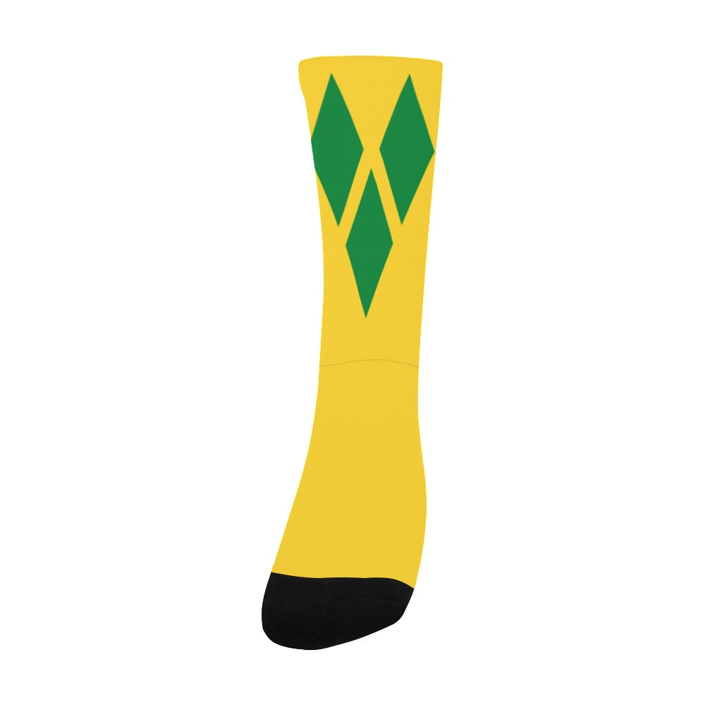 St. Vincent and the Grenadines Calf High Socks