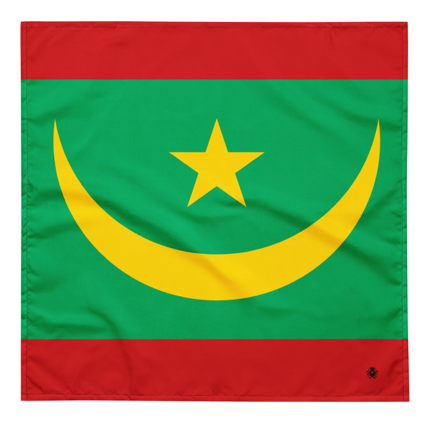 Mauritania Flag Bandana – African Festival, Carnival & Cultural Wear
