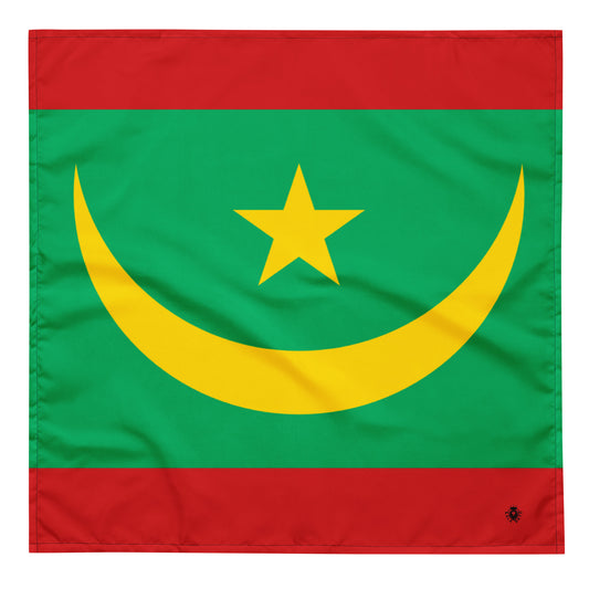 Mauritania Flag Bandana – African Festival, Carnival & Cultural Wear