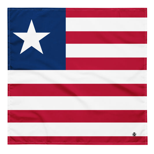Liberia Flag Bandana – African Festival, Carnival & Cultural Wear