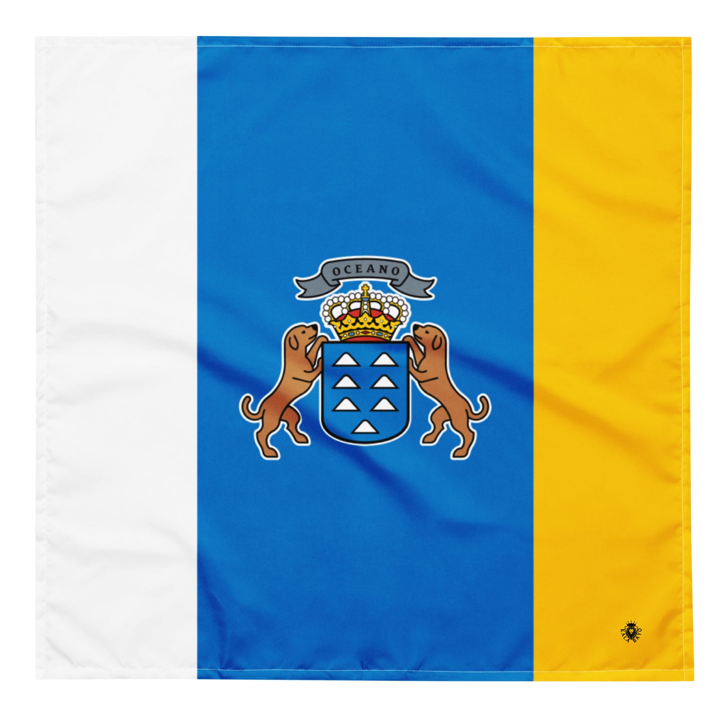 Canary Islands Flag Bandana – African Festival, Carnival & Cultural Wear