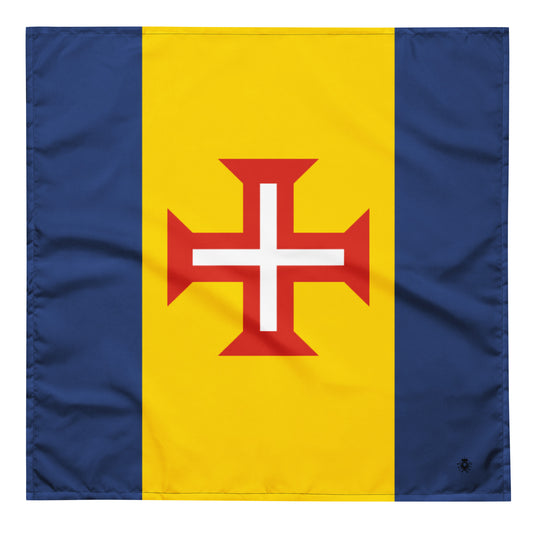 Madeira Flag Bandana – African Festival, Carnival & Cultural Wear
