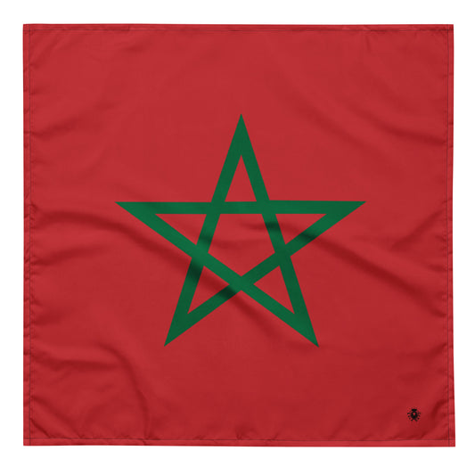 Morocco Flag Bandana – African Festival, Carnival & Cultural Wear