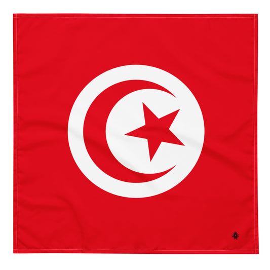 Tunisia Flag Bandana – African Festival, Carnival & Cultural Wear