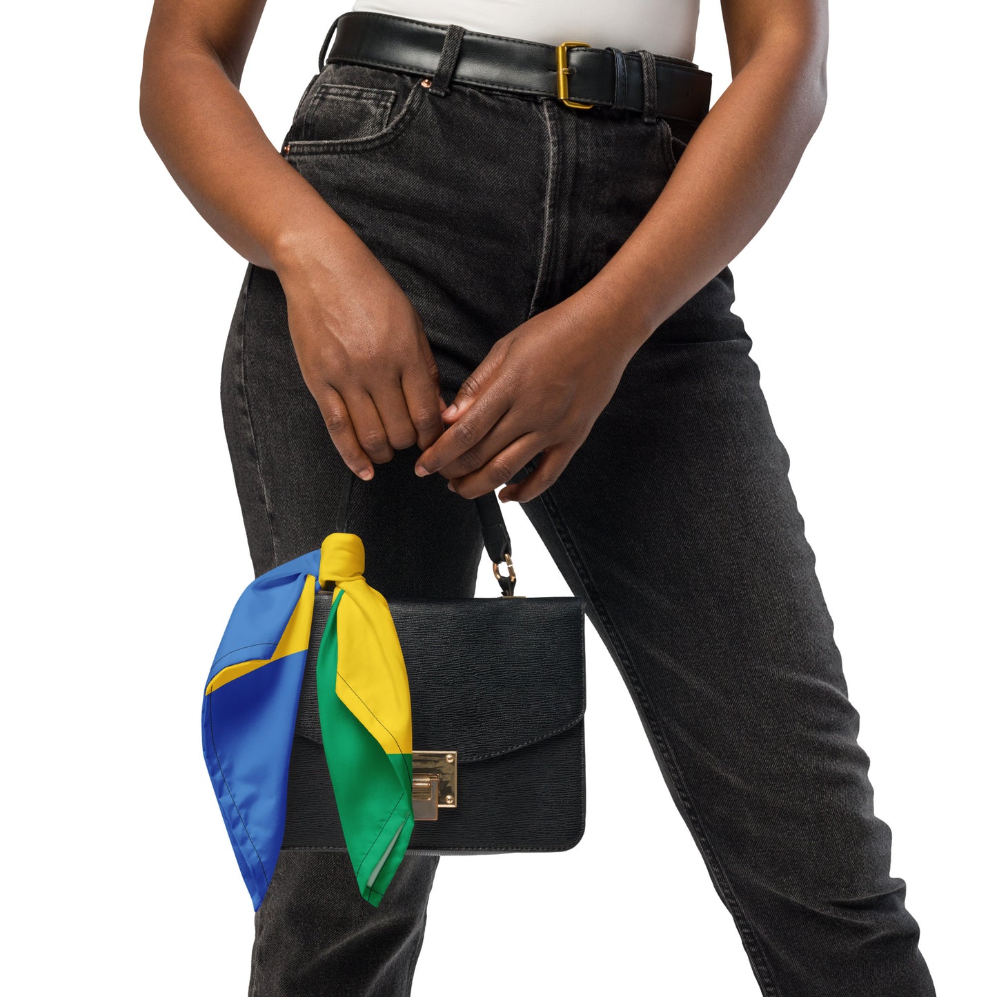 Gabon Flag Bandana – African Festival, Carnival & Cultural Wear