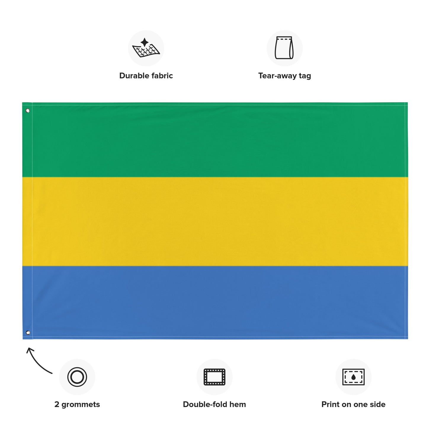 Gabon Flag