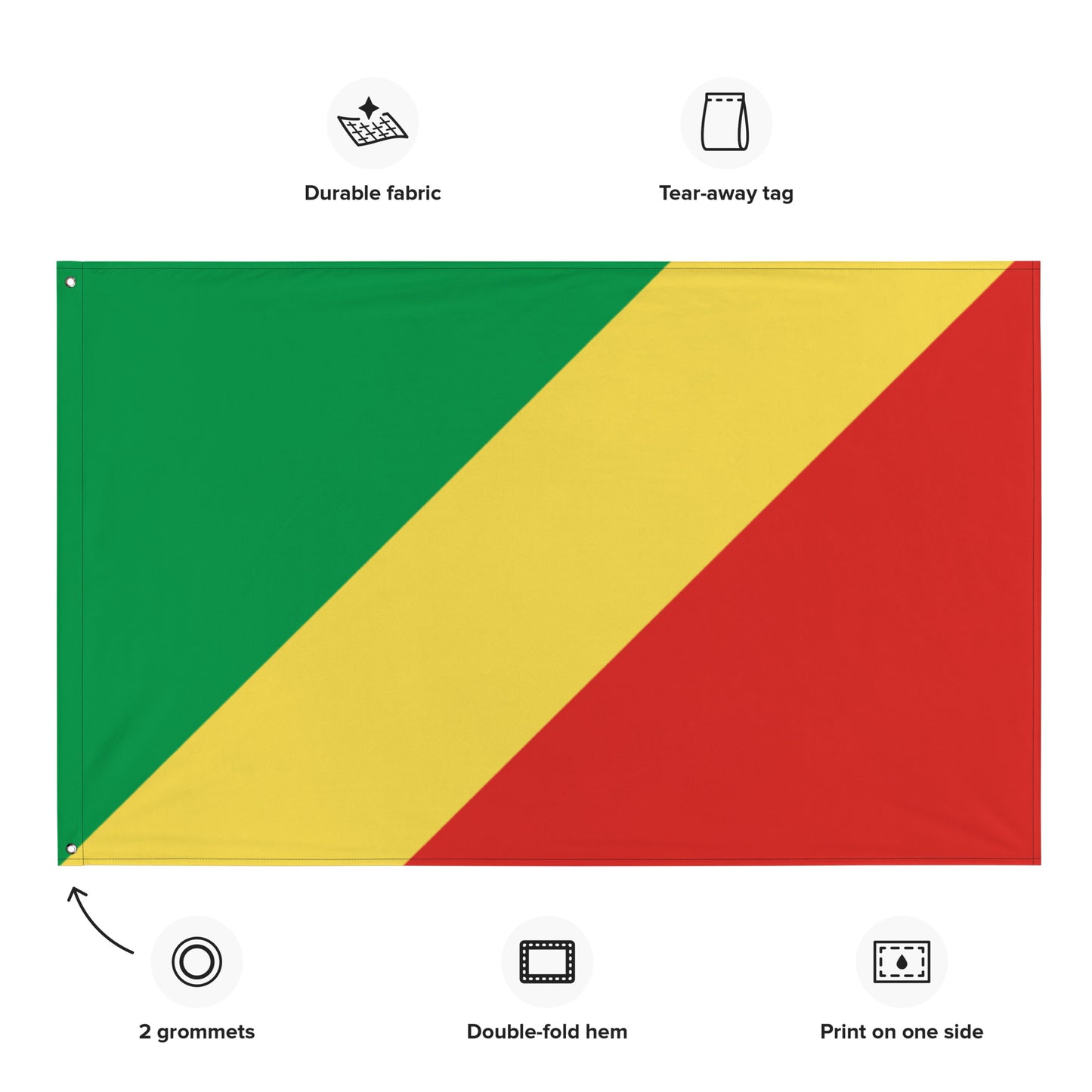 Republic of the Congo Flag