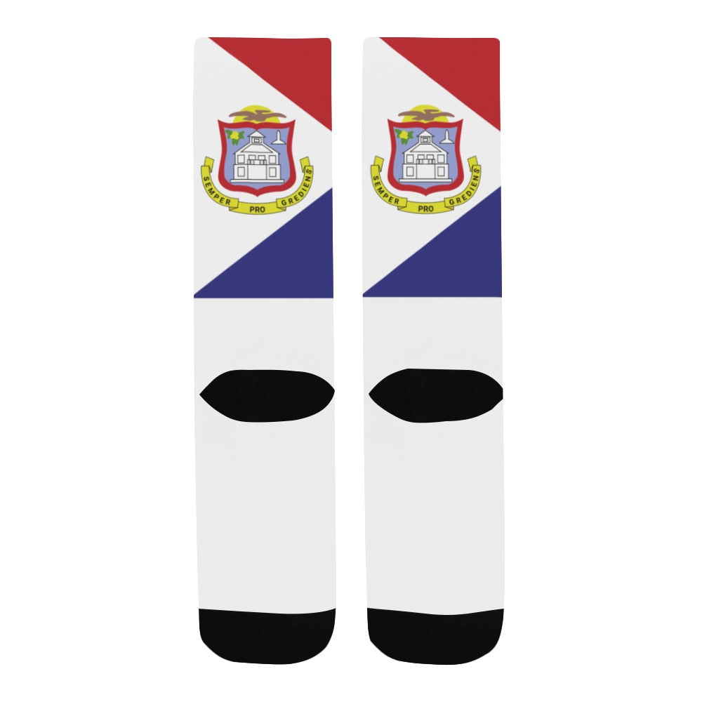 Sint Maarten Calf High Socks