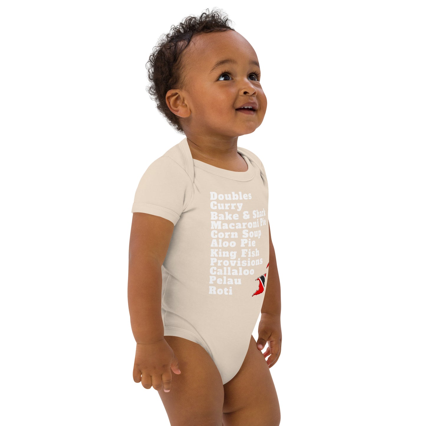 Trinidad and Tobago Foods Baby Short Sleeve Bodysuit